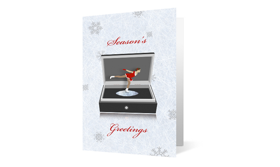 Music Box Greetings Vivid Greetings Company Holiday Greeting Card