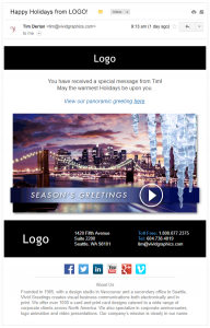 corporate holiday email template