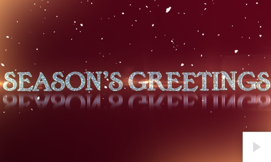 golden greetings corporate holiday ecard thumbnail