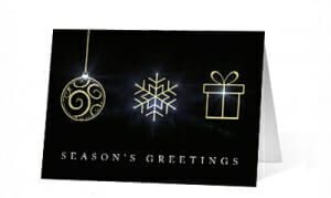 2019 Sparkling Lines Vivid Greetings Print cards