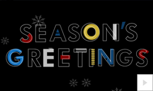 2019 Line cities corporate holiday ecard thumbnail