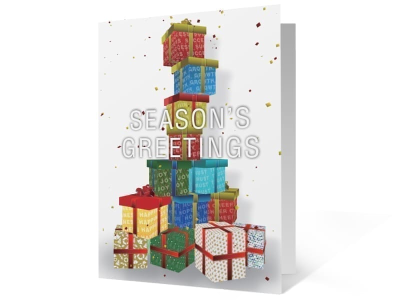 Gift Tower corporate holiday print thumbnail