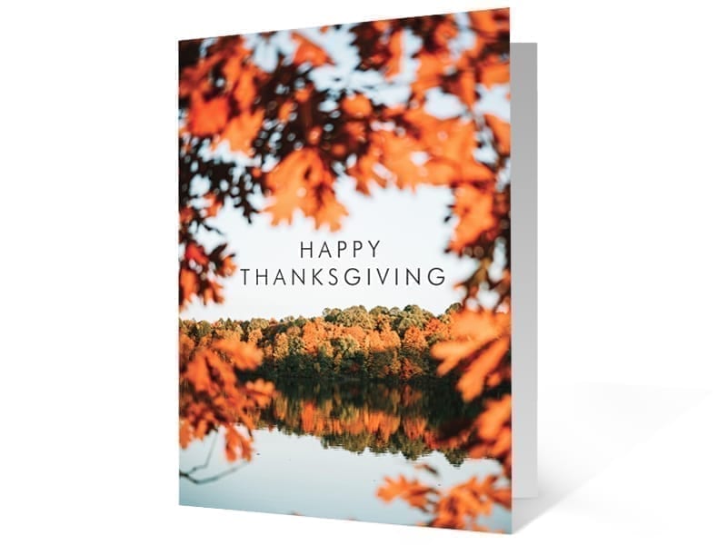 2021 Reflecting Moment Holiday Print Card Thumbnail