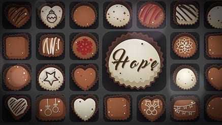 2018 Chocolate Wishes corporate holiday ecard thumbnail