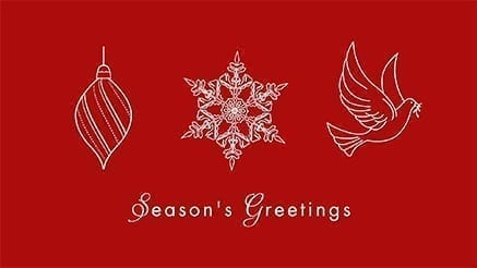 Holiday Motifs corporate holiday ecard thumbnail