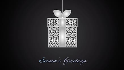 Elegant Twirl corporate holiday ecard thumbnail