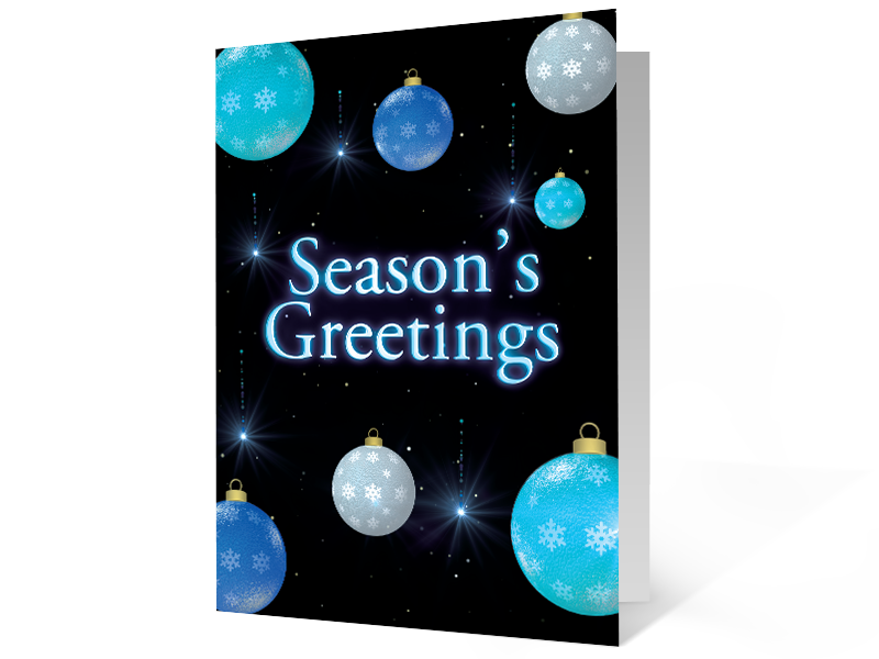 Rolling Ornaments corporate holiday print thumbnail