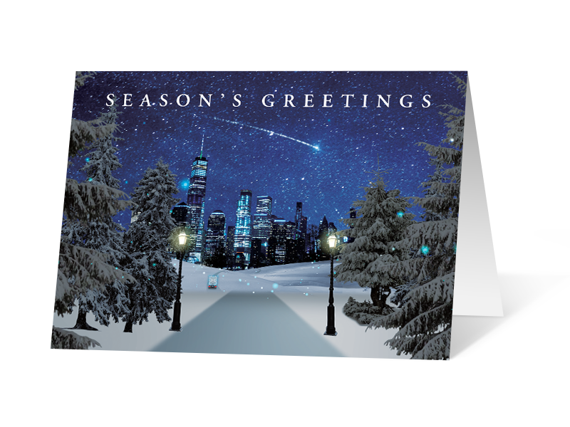Starry Night corporate holiday print thumbnail