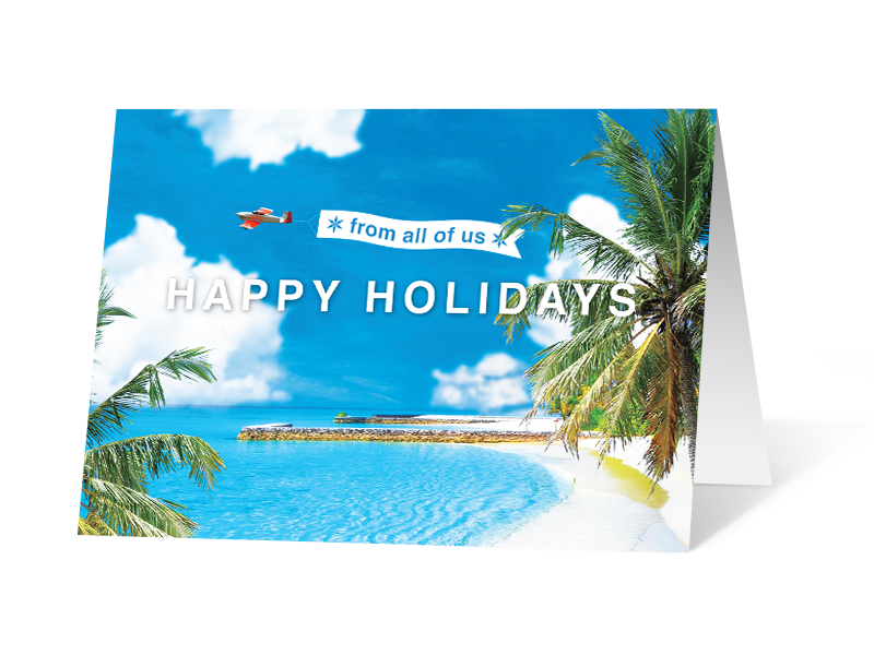 Warm Greetings corporate holiday print thumbnail